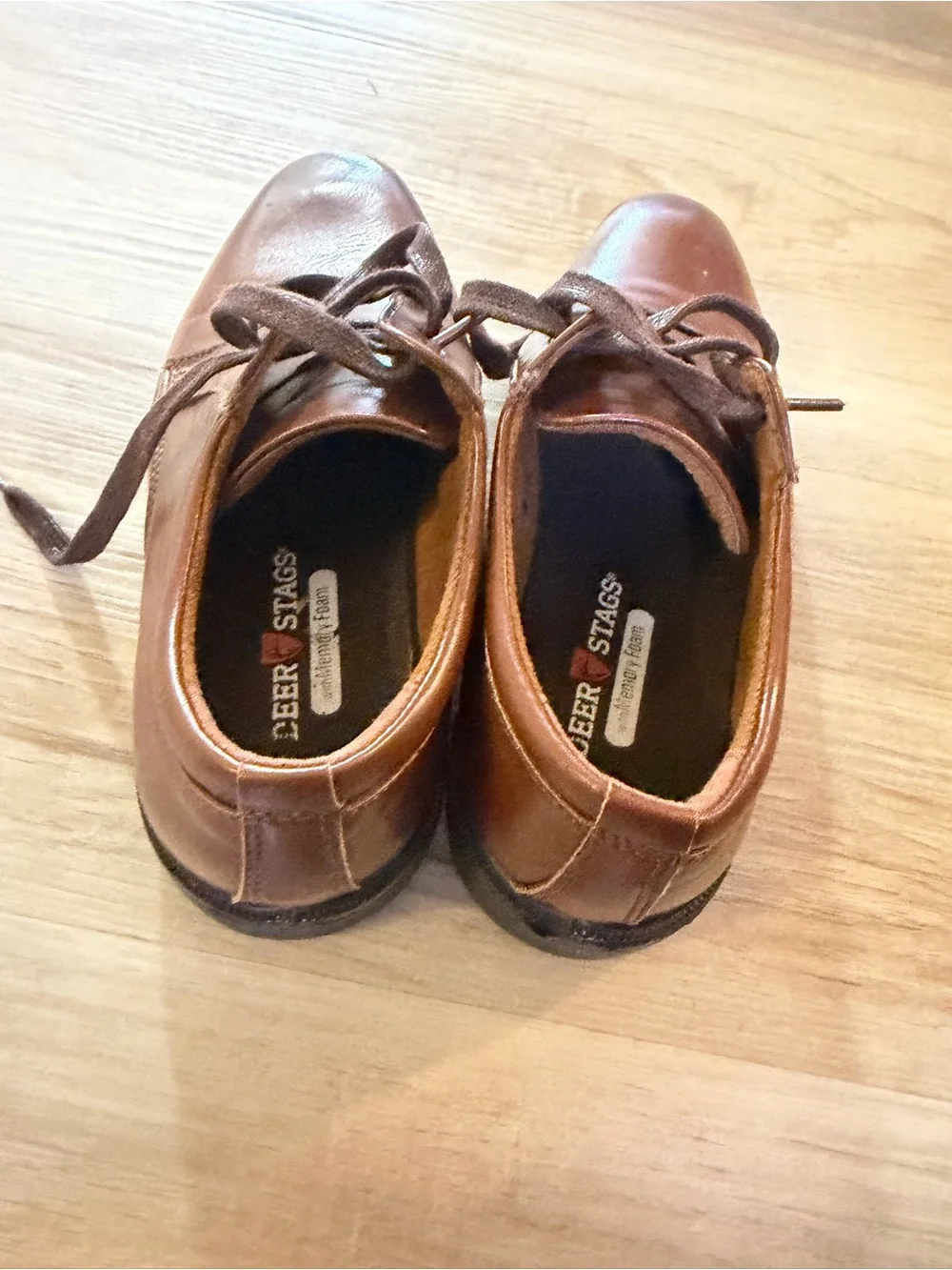 Deer Stags Blazing Boys' Oxford Dress Shoes 13c